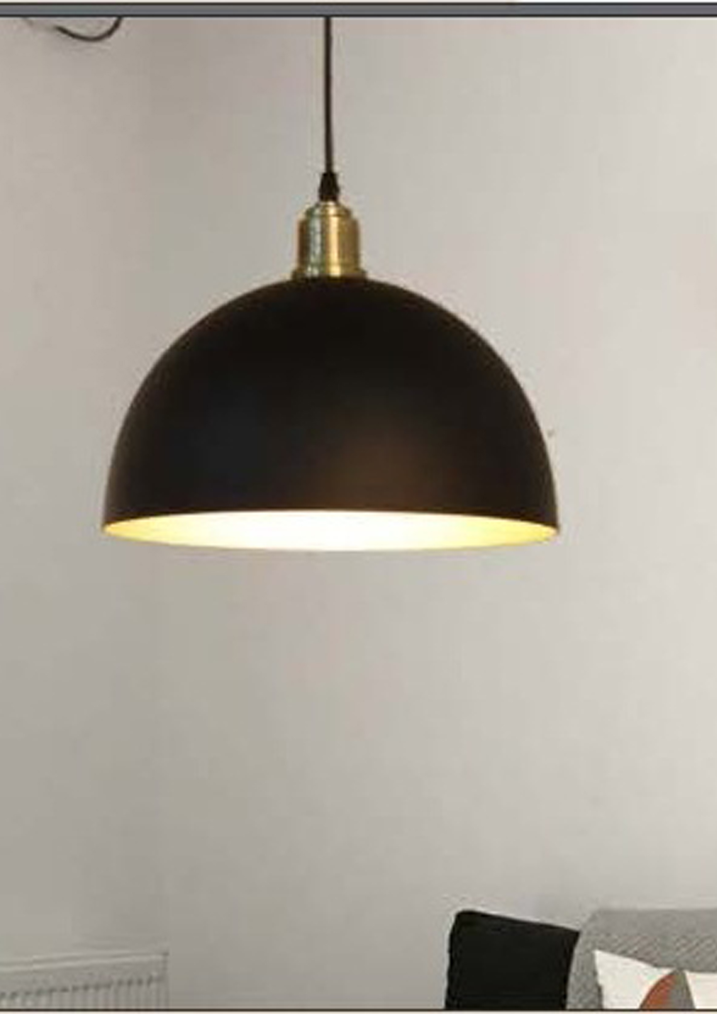 Beyond Lights - Black Pendant Lamp- GL